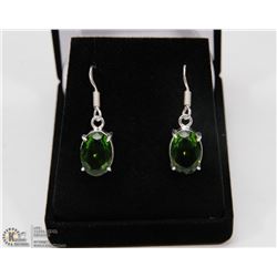 #2-GREEN PERIDOT GEMSTONE EARRINGS