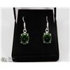 Image 1 : #2-GREEN PERIDOT GEMSTONE EARRINGS