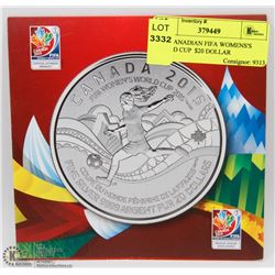 2015 CANADIAN FIFA WOMENS'S WORLD CUP  $20 DOLLAR