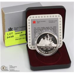 1587-1987 PROOF SILVER DOLLAR