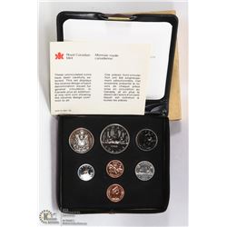 1980 CANADIAN 7 COIN DOUBLE PENNY UNCIRCULATED COI