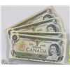 Image 1 : LOT OF FOUR 1973 CANADIAN $1 BANK NOTES