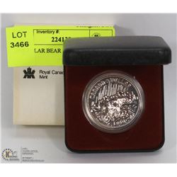 1980 POLAR BEAR SILVER DOLLAR