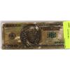 Image 1 : US 100$ GOLD FOIL BILL ***NOT LEGAL TENDER