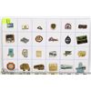 Image 1 : SHEET OF BUS COLLECTORS PINS