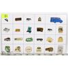 Image 1 : SHEET OF BUS COLLECTORS PINS