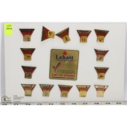 SHEET OF C.W.G '94 LABATT 1070 COLLECTORS PINS