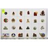Image 1 : SHEET OF ELEVATOR COLLECTORS PINS