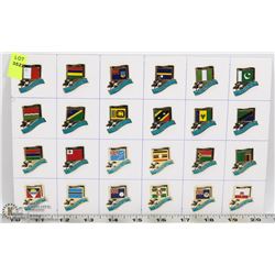 SHEET OF C.W.G '94 COLLECTORS PINS