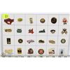 Image 1 : SHEET OF HOCKEY COLLECTORS PINS