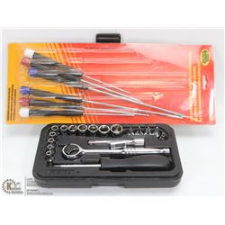 MASTERCRAFT BIT WRENCH SET WITH LONG REACH