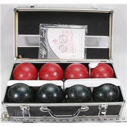BOCCE BALL SET IN CASE