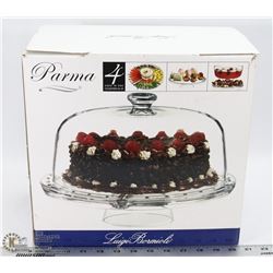 FOOTED CAKE PLATE WITH DOME COVER