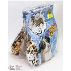 LOT OF 3 DOGGY WANNABE COMFY CREATURE COATS