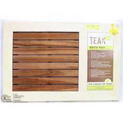 NEW TEAK BATH MAT