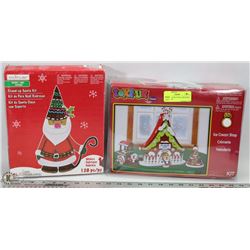 2 PACK 3D STRUCTURE CHRISTMAS CREATIONS
