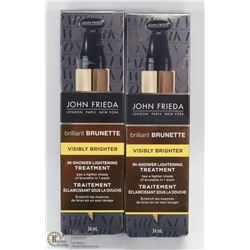 NEW 2 PACK OF JOHN FREIDA IN SHOWER LIGHTENING