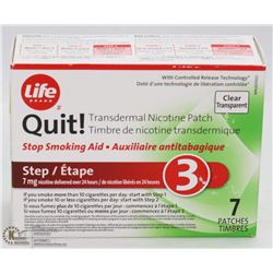 STOP SMOKING NICOTINE PATCH KIT.