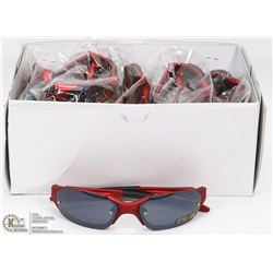 CASE OF OAKLEY REPLICA SUNGLASSES UV400 RED FRAMES
