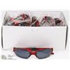 Image 1 : CASE OF OAKLEY REPLICA SUNGLASSES UV400 RED FRAMES