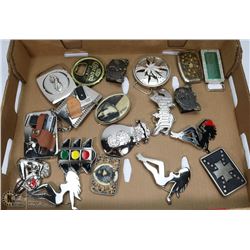 FLAT OF BELT BUCKLES