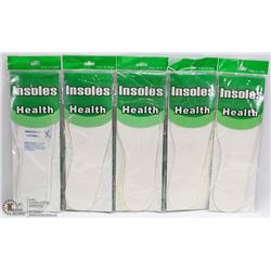 BUNDLE OF 5 'TRIM TO SIZE' INSOLES
