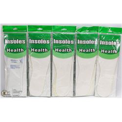 BUNDLE OF 5 'TRIM TO SIZE' INSOLES