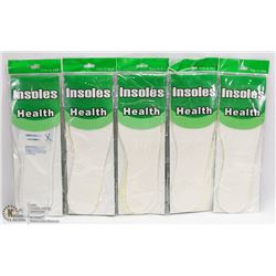 BUNDLE OF 5 'TRIM TO SIZE' INSOLES