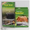Image 1 : NEW PACK GRILL SOLD WITH CAMP STOVE TOASTER