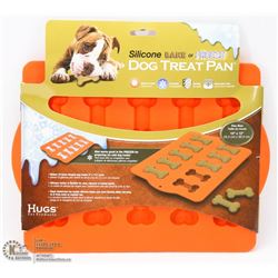 NEW SILICONE BAKE OR FREEZE DOG TREAT PAN 10"X12"