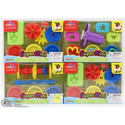 LOT OF 4 SUPER MINI KIDS DOUGH SETS
