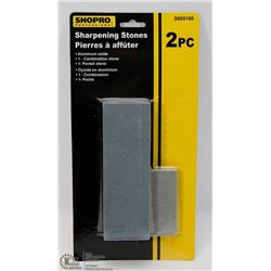 NEW 2PC SHARPENING STONE SET