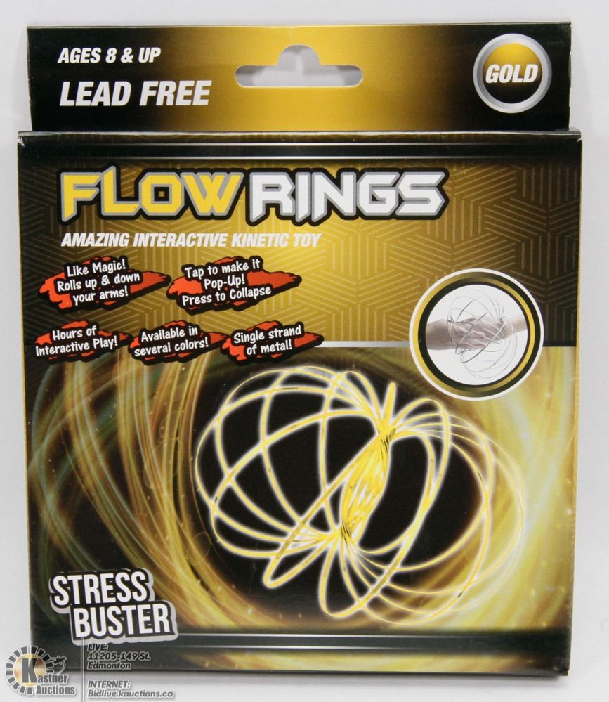 NEW FLOW RINGS: AMAZING INTERACTIVE KINETIC TOY