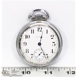 1913 ELGIN 18 SIZE 7 JEWEL CASE POCKET WATCH