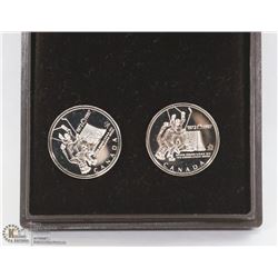 LOT OF TWO 1972-1997 COMMEMORATIVE STERLING SILVER