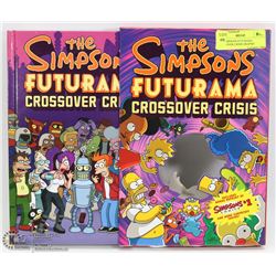 THE SIMPSONS FUTURAMA CROSSOVER CRISIS GRAPHIC