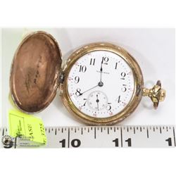 ANTIQUE WALTHAM HUNTER CASE POCKET WATCH