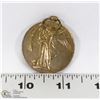 Image 1 : ORIGINAL WWI MEDALLION "THE GREAT WAR FOR
