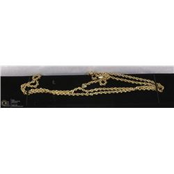 22 INCH 14 K GOLD CHAIN