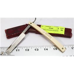 ANTIQUE STRAIGHT RAZOR WITH BOX.