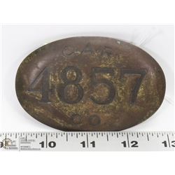 CIVIL WAR BELT BUCKLE.