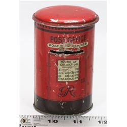 VINTAGE POST OFFICE COIN BANK.