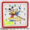 Image 1 : MICKEY & DONALD WALL CLOCK.