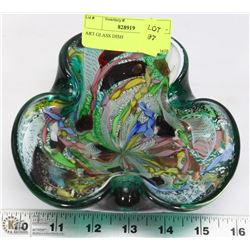 ART GLASS DISH