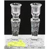 Image 1 : PINWHEEL CRYSTAL CANDLE HOLDERS