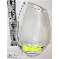GLASS ART VASE