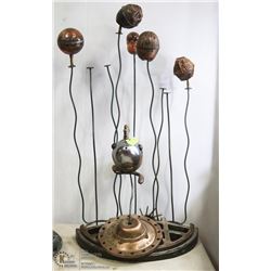 VINTAGE METAL ART SCULPTURE