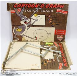 1940'S BUGS BUNNY CARTOON-O-GRAPH SKETCH BOARD