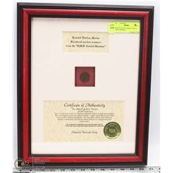 LIMITED EDITION SERIES COIN IN FRAME ADMIRAL