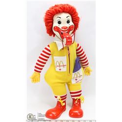 1970'S RONALD MCDONALD CLOWN DOLL